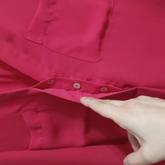 H&M Red Orange blouse - Picture 3 of 5